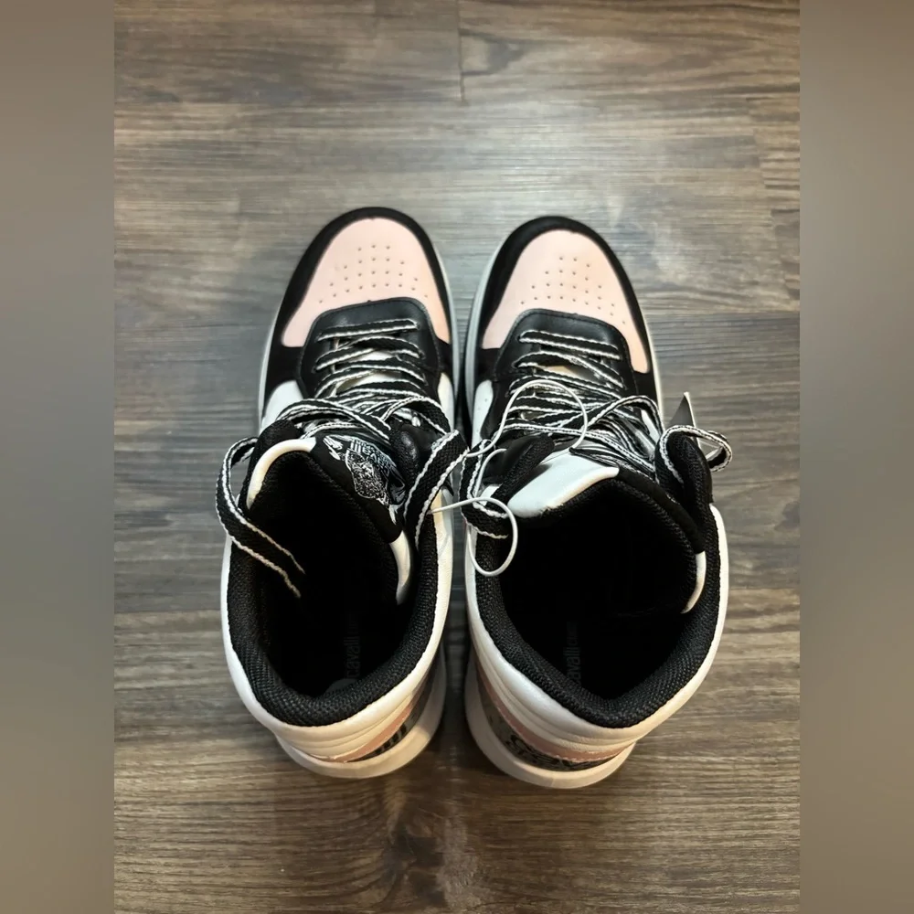 NEW Cavalli Class Sport Women’s Size 7‎ Rose Hi-Top Sneakers
